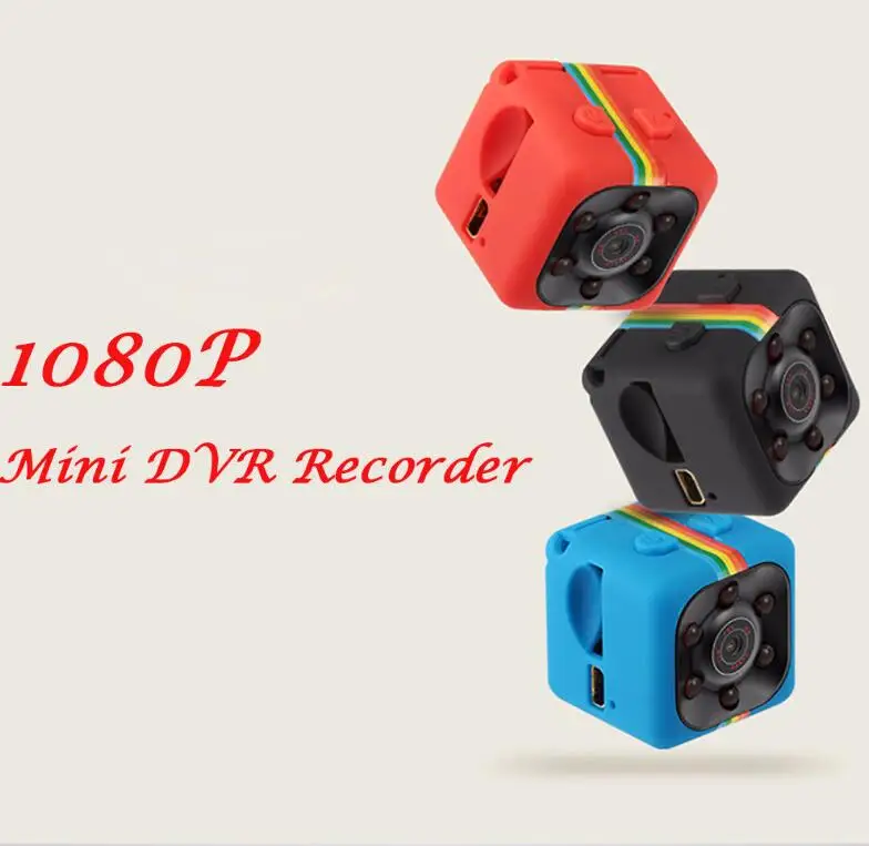 Mini Kamera 1080P SQ11 HD Mažų Cam Micro DV Vaizdo Kamera, Diktofonas, Namų Saugumą, Lauko Sporto Pėsčiomis