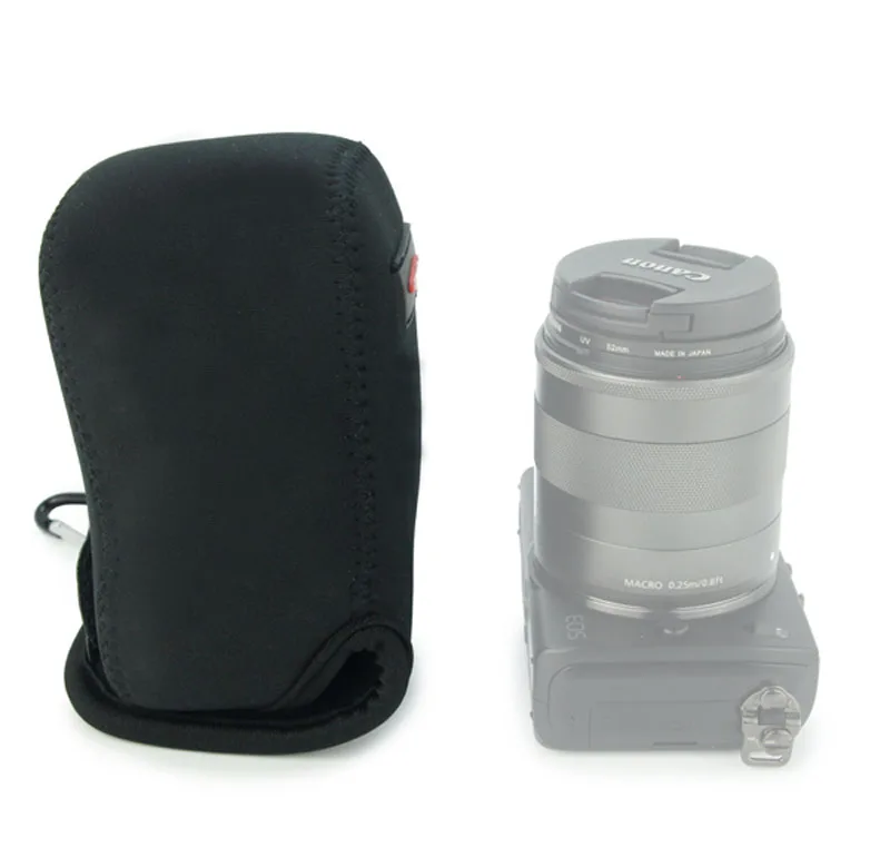 Minkštas neopreno Kamera apsaugoti atveju krepšys Canon EOS M M2 Su 18-55mm Objektyvas