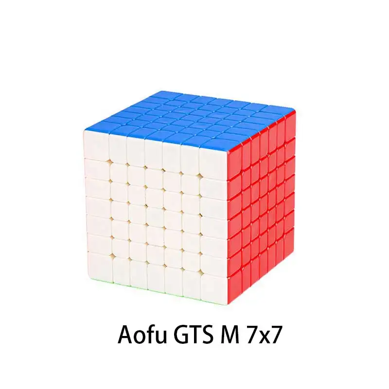 MoYu Aofu 7x7 Aoshi 6x6 GTSM Magnetinio Kubo profesinės moyu greitis kubo GTS M Įspūdį Magic Cube Lipdukai lipdukas kūdikių žaislai vaikams