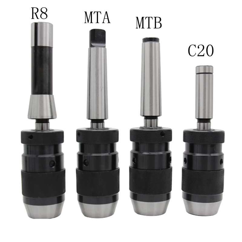 Mohs siaurėjantys karka MT1 MT2 MT3 MT4 R8 tiesiu kotu prisijungimas lazdele C12-C16-C20, C25 C32 B18 1-16mm savarankiškai sukimo, gręžimo griebtuvas