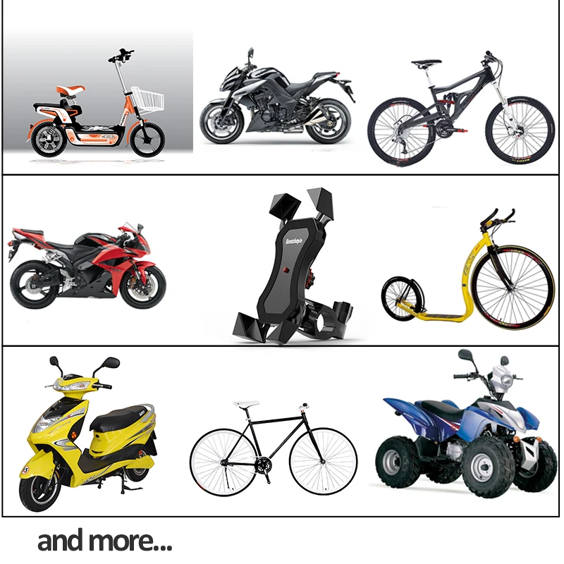 Motociklų, Dviračių Moto Nuoma Telefono Navigacijos Laikiklis Paramos rankenos galinio vaizdo Veidrodėlio tvirtinimo Apkaba-Laikiklis, skirtas 