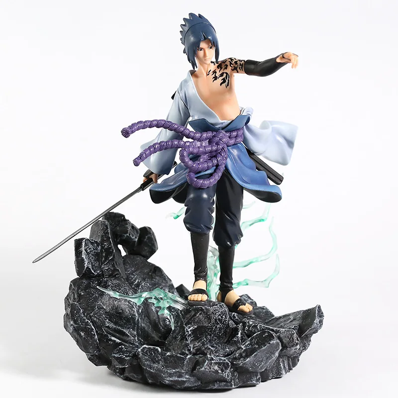 Naruto Shippuden Uchiha Sasuke GK Statula PVC Pav Kolekcines Modelis Žaislas