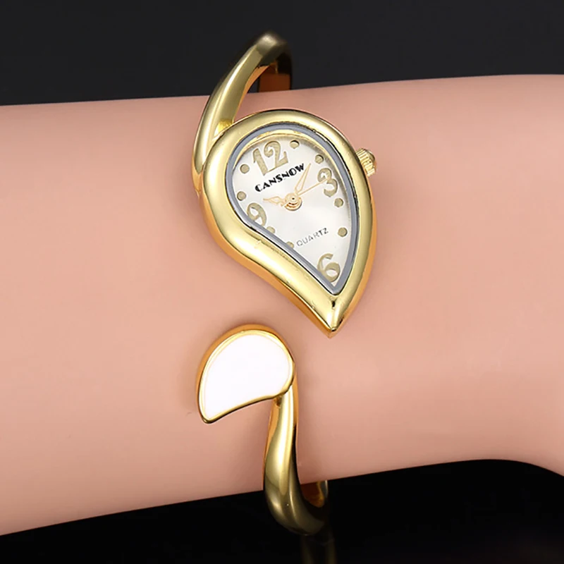 Naujas Mados Moterų Apyrankės Žiūrėti Prabangos Prekės Lapų Formos Dizainas Lady Laikrodžiai Kvarcinis Laikrodis DropShipping Reloj Mujer Montre Femme