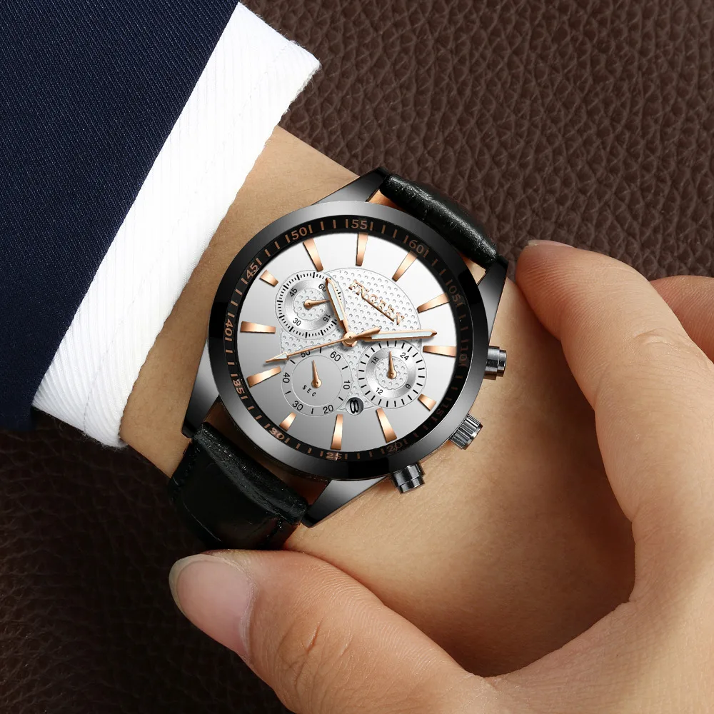 Naujas Mens Watch FNGEEN Sporto Kvarcinis Laikrodis Vyrų Laikrodis Metalo Elegantiškas Laikrodis atsparus Vandeniui Relogio Masculino Hodinky reloj sa