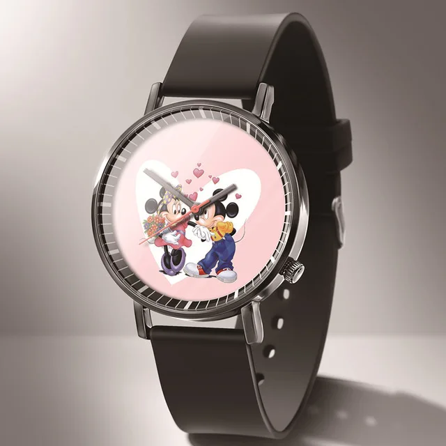 Naujas Prabangos Prekės Animacinių filmų Mickey moterų laikrodžiai reloj mujer 