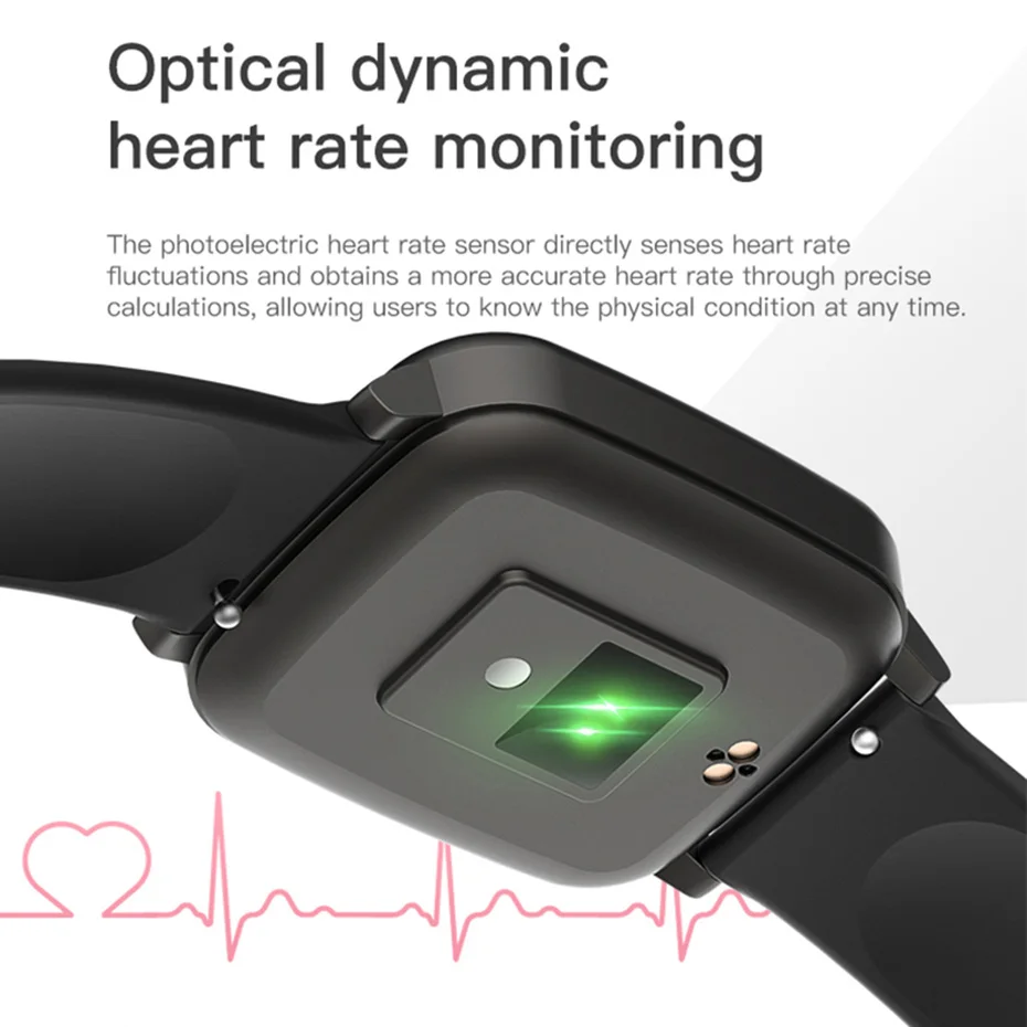 Naujas Smart Žiūrėti Su Temperatūra EKG, Širdies ritmą, Kraujo Spaudimą Fitness Tracker Vandeniui 