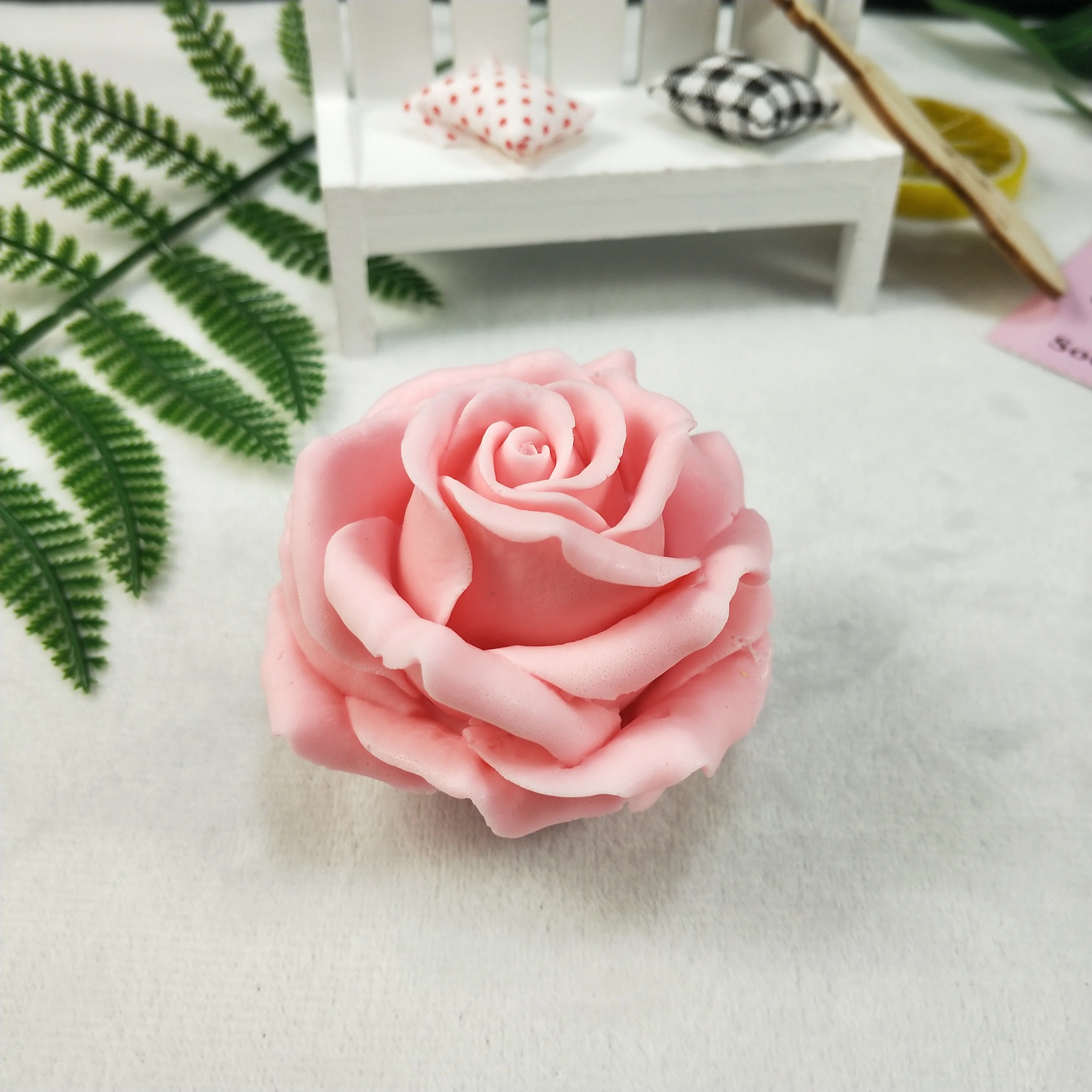 PRZY Rose Silikono Formos Puokštė Rožių 3D Muilo Formų Gėlių Tortas Pelėsių Papuošalų, Molio Dervos Šokolado Žvakė Kepimo Įrankiai