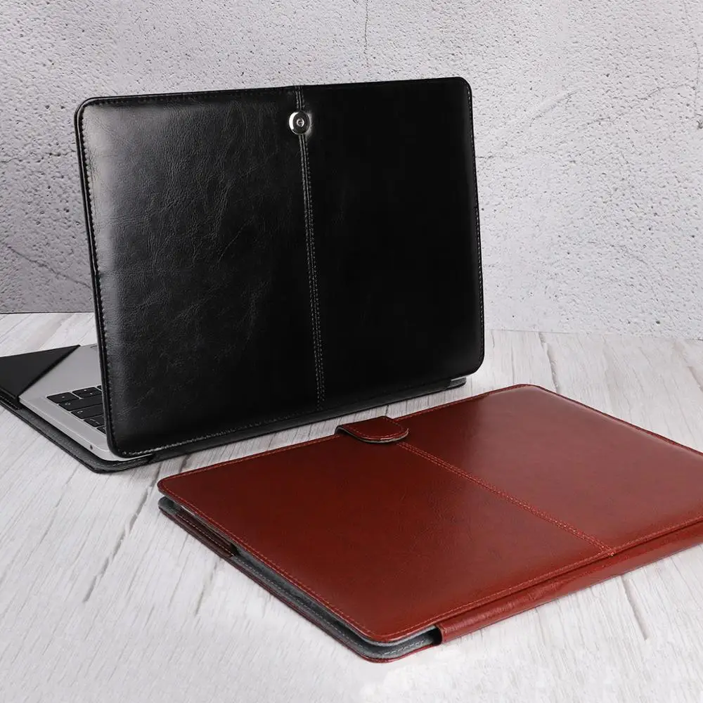 PU Odos Laptop Sleeve Case for MacBook Air Pro Retina 11 12 13 15 16 colių 2020 M1 A2337 A2338 A2251 A2179 A9132 Padengti Krepšys