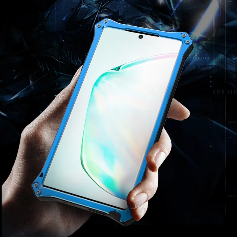 Prabanga Pilnos Apsaugos Case Cover For Samsung Galaxy Note 10 10 Plus Atsparus Smūgiams Šarvai Telefono Dėklas Matinis Telefono Maišelį Atveju Fundas