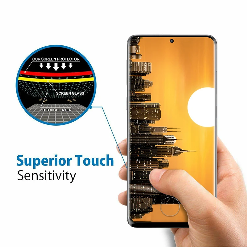 Samsung Galaxy S20 S20plus S20 Ultra Grūdintas Stiklas Screen Protector 9H Kietumu Aišku, Anti-Scratch Apsauginės Plėvelės