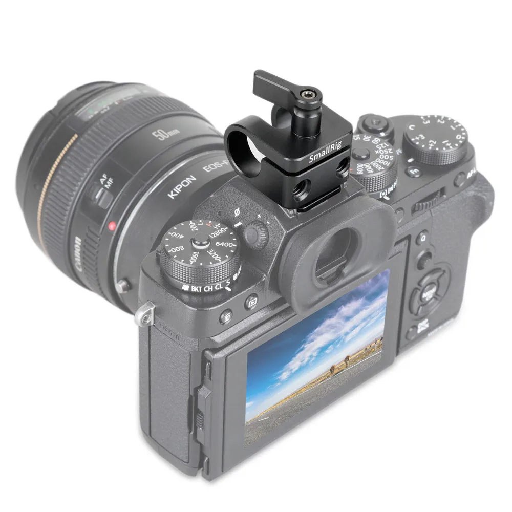 SmallRig Standartas 15mm Strypo Gnybtas su Karšto Batų Kalno Universal DSLR Fotoaparatas Batų Kalno Priedai - 1597