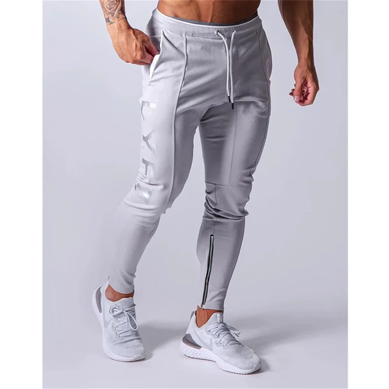 Sporto kelnės, vyriški jogger fitneso sporto kelnės naujos mados spausdinti raumenų vyrų fitneso mokymo kelnės