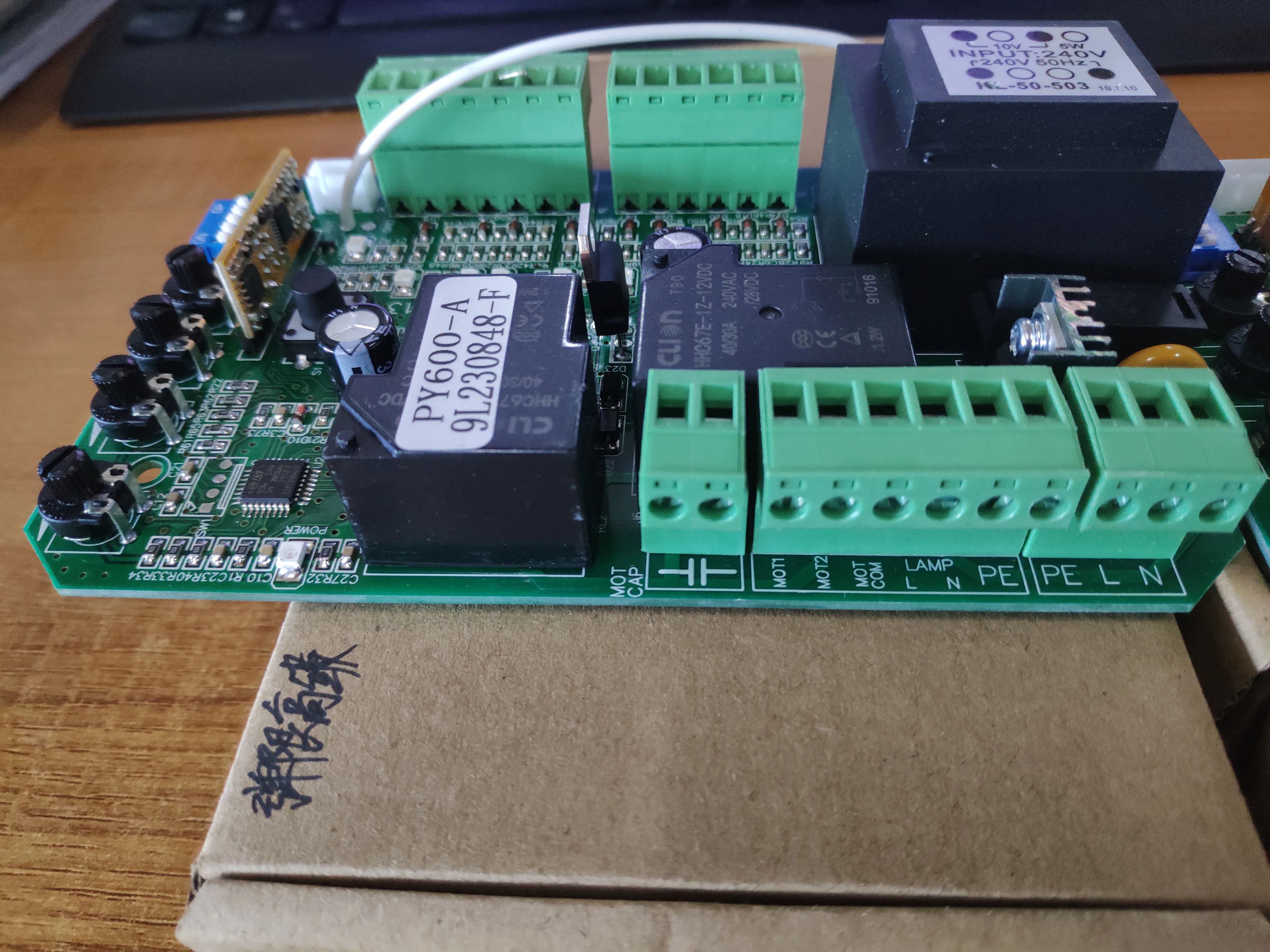 Stumdomas vartai opener AC varikliu kontrolės valdyba bloko PCB valdiklio plokštės elektroninės kortelės švelnus paleidimas