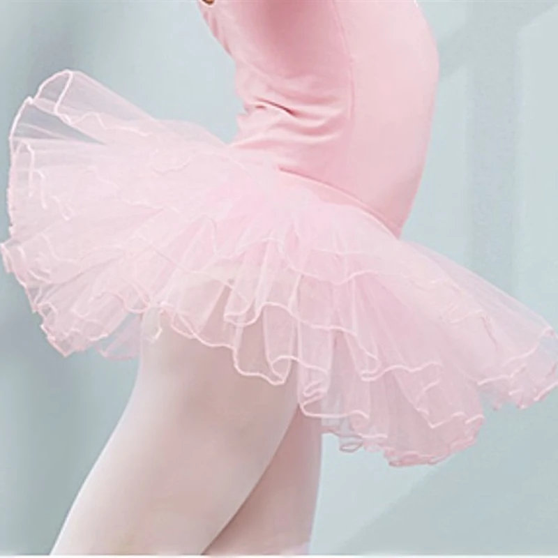 TONGMAO merginos sijonas Vaikų šokių pettiskirt mergaičių baleto elastinga pusė ilgio veiklos sijonas trijų sluoksnių universalus TUTU sijonas