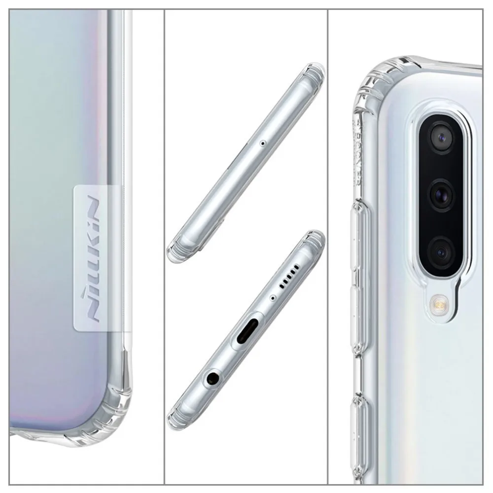 TPU Case For Samsung Galaxy A50 NILLKIN Pobūdžio Skaidrus Silikoninis Minkštas Galinio Dangtelio Samsung A30s A50s Atveju
