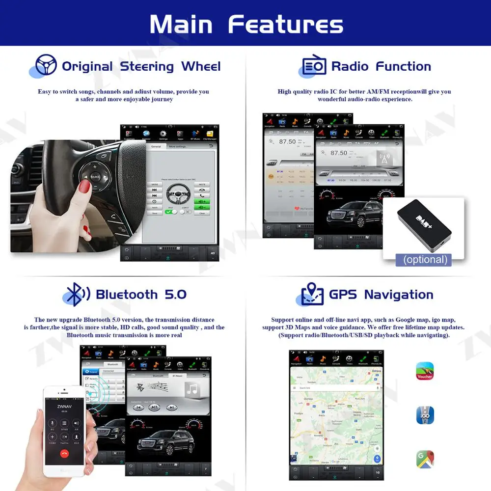Tesla Stiliaus Ekranas Android 9.0 Automobilio Multimedijos Grotuvo Chevrolet Captiva 2008-2012 m. GPS Navigacija, Garso Radijo stereo galvos vienetas
