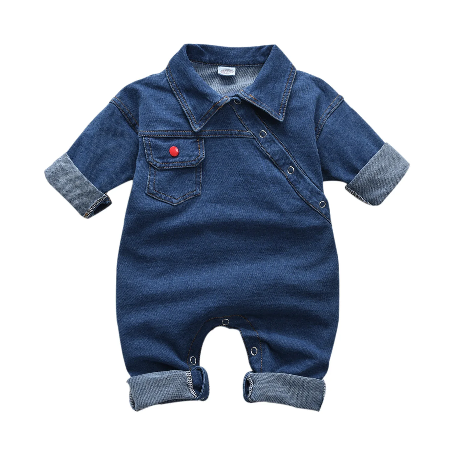 UK Bamblys Baby Girl Berniuko 0-4T Džinsinio Romper Bodysuit Playsuit Sunsuit Apranga, Drabužiai