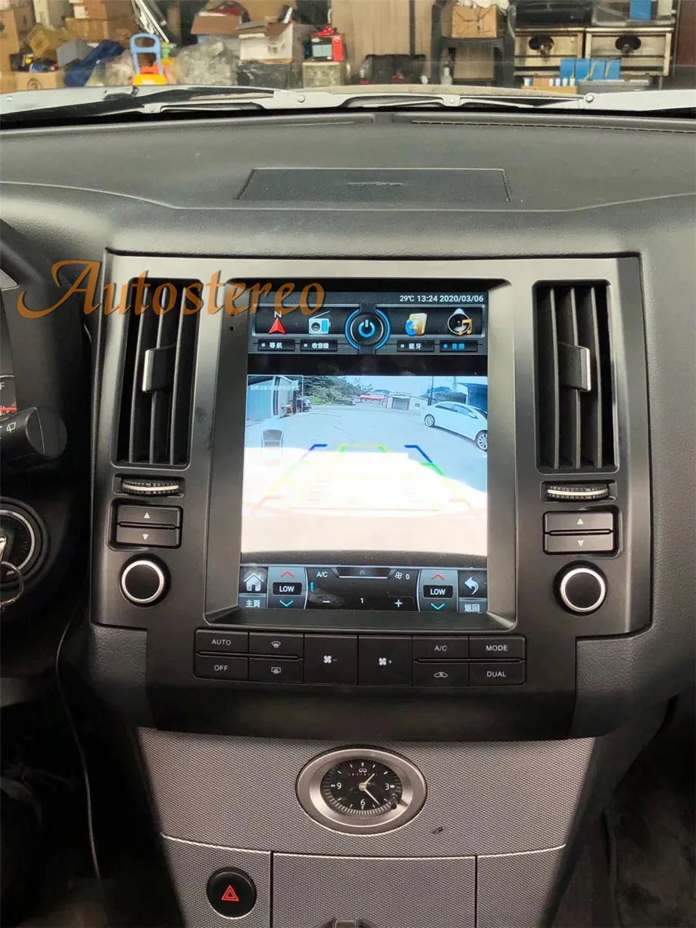 Už Infiniti FX35 FX45 2003-2009 Android10 Tesla Radijo Vertikalus Stilius Automobilio Multimedijos grotuvas Automobilių GPS Navigacijos Diktofonas Headunit