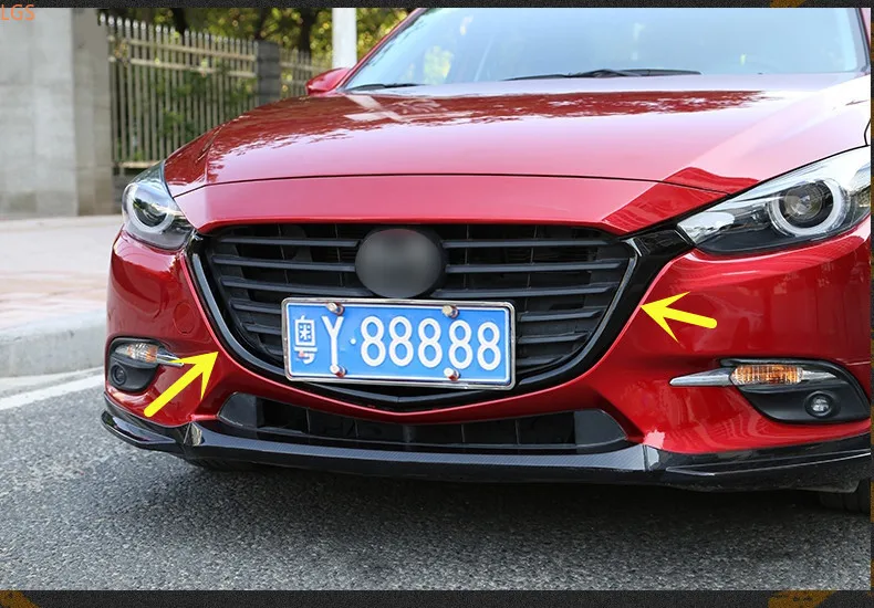 Už Mazda 3 AXELA 2017-2019 Aukštos kokybės ABS Chrome 
