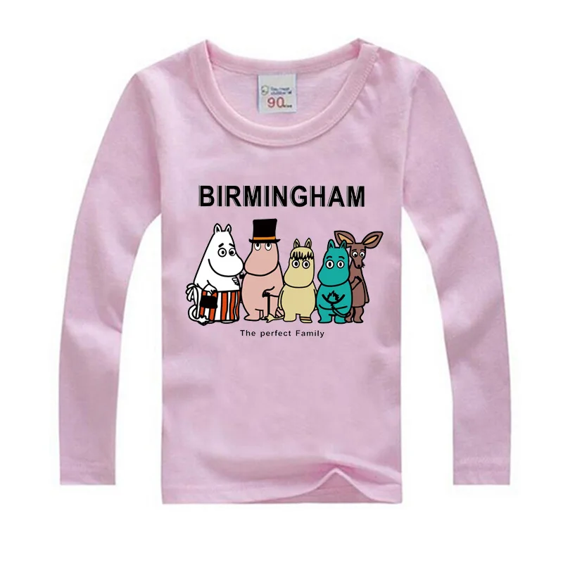 Vaikai Marškinėliai Pavasarį, Rudenį, Berniukų, Mergaičių Gyvūnų Spausdinti Long Sleeve T Shirt Baby Bamblys Vaikas Medvilnės Viršuje Tees Paauglių Drabužių, Uniformų