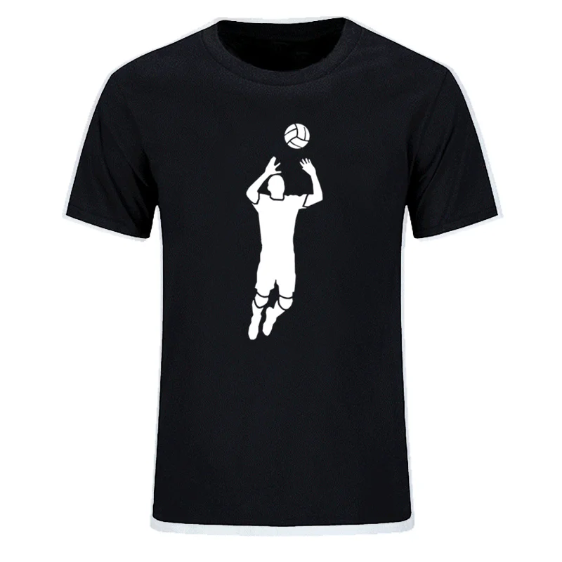 Vasaros Mados Volleyballs Dizaino T-shirt Vyrams, Prekės ženklas Atspausdintas Atsitiktinis Medvilnės Raglan Rankovės O-kaklo Marškinėlius EU Dydis