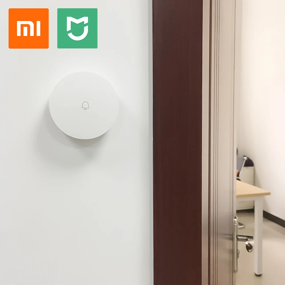 Xiaomi Mijia Linptech WIFI Savarankiškai energijos gamybos Belaidį durų skambutį Dirbti su Mijia APP 