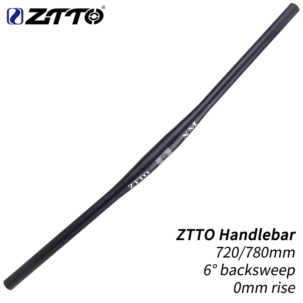 ZTTO MTB bike720mm rankenos 31.8 mm aliuminio lydinio rankenos horizontalios juostos tiesiai vamzdis sutirštės tiesus vamzdis rankenos
