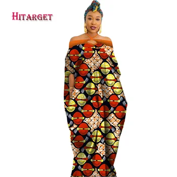 Afrikoje suknelės moterims Ponios atsitiktinis kišenėje danshiki laisvo stiliaus suknelė afrikos drabužiai moterims pritaikoma WY3913