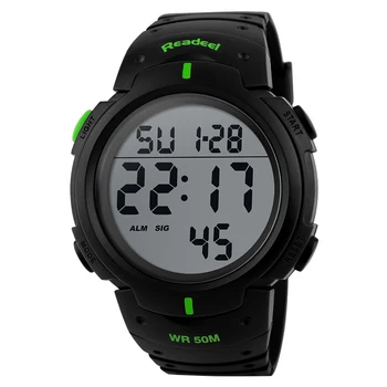Readeel Prabangos Prekės ženklo Vyrai Sporto Laikrodžiai Nardymo Skaitmeninis LED Karinės Žiūrėti Vyrų Mados Atsitiktinis Elektronika, Laikrodžiai Vyrų Laikrodis