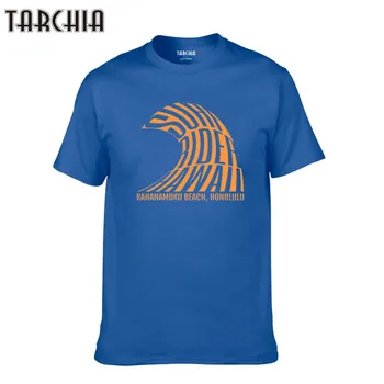 TARCHIA 2021 T-shirt Marškinėlius Marškinėliai Homme Vyrų trumpomis Rankovėmis Naršyti Rider Havajai Vyrų Medvilnė, Naujas Vyrų Laisvalaikio Prekės Berniukas Spausdinti
