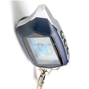 RU C9 2 Būdas LCD Nuotolinis Valdymo Raktas Fob rusijos Keychain Automobilių apsaugos nuo vagysčių Sistemos, automobilių Apsaugos Starline C9