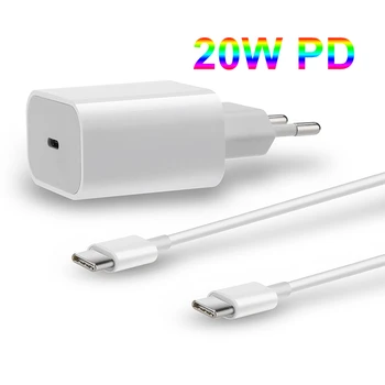 20W USB Įkroviklis PD MUMS/ES/JK plug Greitai Įkrauti iPhone12 USB PD Greitas Įkroviklis Huawei pd greitai įkrauti įkrovimo kištukas