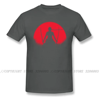 Zoro Viršūnes Tees Raudonas Mėnulis Zoro Marškinėlius Vyrų Marškinėliai Spausdinti marškinėliai Vasarą Karšto Pardavimo Drabužių Vienas Gabalas 3 pėstininkas su kardu Streetwear