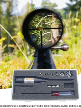 Infraraudonųjų spindulių Boresighter Lauko 650nm Medžioklės Riflescope Raudona Colimador Lazerio Pagimdė Akyse Apimtis nuo 22 Iki 50 Kalibro Boresighter