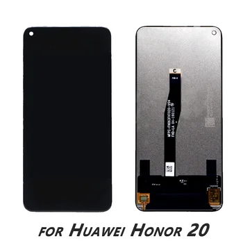 Pradinio Ekrano ir Huawei Honor 20 YAL-L21 LCD Jutiklinis Ekranas skaitmeninis keitiklis Pakeisti Už Huawei Honor 20 Pro YAL-AL10 YAL-L41 LCD