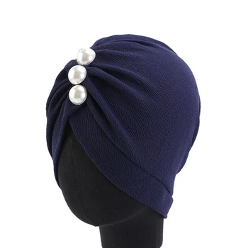 Indijos Stiliaus Moteris Zawalcowany Turbaną Skrybėlę Twist Variklio Dangčio Kepuraitė Vėžio Chemo Bžūp Musulmonų Ponios Galvą Apvyniokite Plaukų Slinkimas Padengti Skrybėlę Galvos Apdangalai