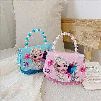 Naujas Disney mielas animacinių filmų rankinės užšaldyti Princesė vaikų krepšys mažų mergaičių krepšys kūdikio pečių maišą