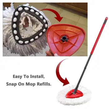 1/3/5vnt Mikropluošto Spin Mop 