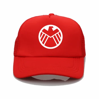 Mados Skrybėlę Stebuklas Agentai S. H. I. E. L. D. Shield spausdinimo beisbolo kepuraitę Vyrai moterys Vasarą Bžūp Naujas Jaunimo saulės skrybėlę