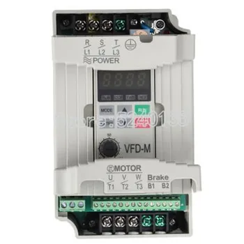 Delta VFD-M serijos nauji originalus keitiklis VFD004M21A vienfazio 220V 0.4 KW / 0,75 kw, 1,5 kw