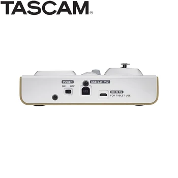 TASCAM US-42 išorinių garso kortelių ministudio kūrėjas MUMS-42, USB garso sąsaja, tinklo transliavimo ir įrašymo studijoje