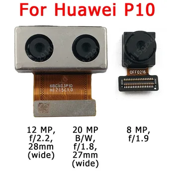 Originalus Priekiniai ir Galiniai Atgal Fotoaparatą, Huawei P10 Lite P10Lite Pagrindinis Susiduria Kamera Modulis Flex Pakeitimo Atsarginės Dalys