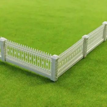 Tvoros Sienos Modelis Sodo Gyvatvorių Turėklai, Tvoros Modelį Smėlio Stalai Modelio Traukinių Geležinkelio Pastato Modelis Priedai FAS6