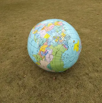 Dideli Pripučiami pasaulyje 90CM Anksti Švietimo Pripučiami Žemę, Pasaulio Geografija Pasaulio Žemėlapio Balionas Žaislas Paplūdimio Kamuolys vaikams, žaislai