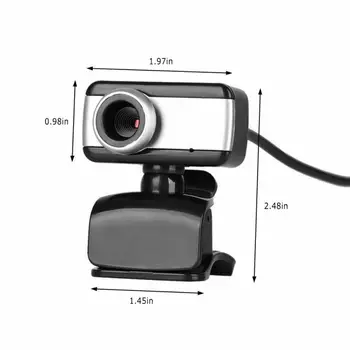 2020 Nauji Aukštos Raiškos HD USB 2.0 Kamera Su Mikrofonu Web Kamera Lankstus Pasukti Dizainas, Web Cam For Desktop Nešiojamas KOMPIUTERIS