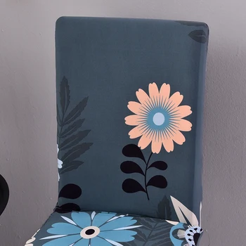2020 Gėlių Spausdinti Ruožas Elastinga Kėdė Padengti Spandex Vestuvių Valgomasis Office Pokylių housse de karieta kėdės apima