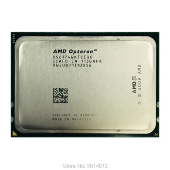 AMD Opteron 6174 Op 6174 2.2 GHz Dvylika-Core Dvylikos Siūlų 115W CPU Procesorius OS6174WKTCEGO Socket G34