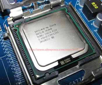 Xeon E5440 Procesorius 2.83 GHz 12M 1333MHz SLANS SLBBJ arti LGA775 Core 2 Quad Q9550 cpu Veikia LGA 775 plokštės