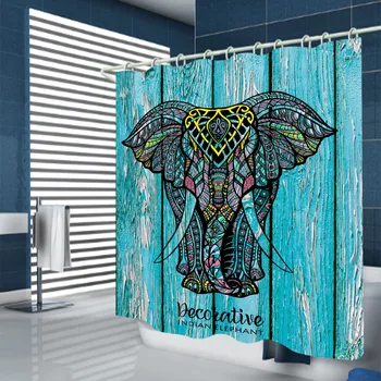 Dramblys dušo užuolaidos mandala abstrakčiai bodomic spausdinti vandeniui vonios sienelė užuolaidos vonios užuolaidų pristatymo kablys