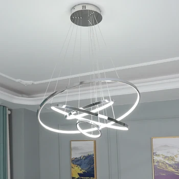Šiuolaikinių Led Šviestuvo Žiedai Ratas Lubų montuojamas LED Šviestuvo Apšvietimo Gyvenamasis kambarys, Valgomasis kambarys, Virtuvė, 